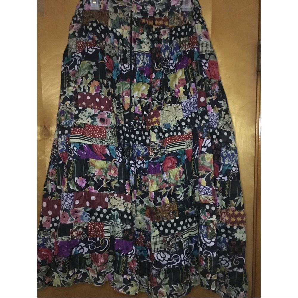 Funky Pattern maxi skirt